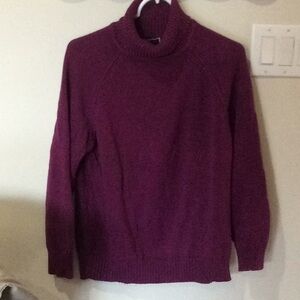 SWEATER, TURTLE NECK PURPLE
